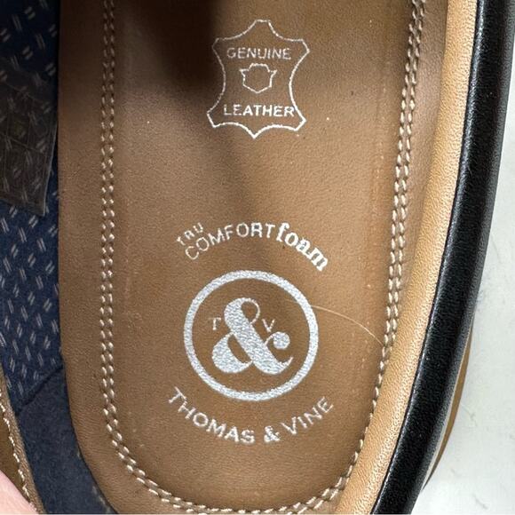 Thomas & Vine Watkins Penny Loafer - Black White - Picture 7 of 13